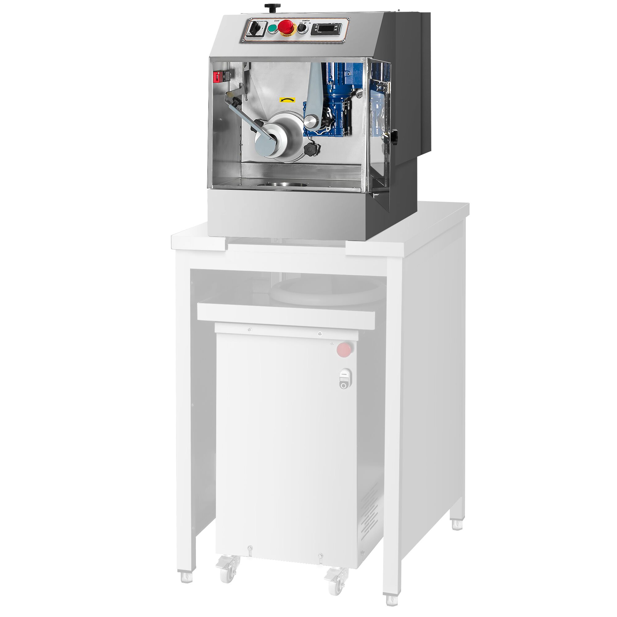 Diviseuse portionneuse manuelle - 0,93kW - Plage de poids : ~50-300g - Capacité : 30kg - max. 340 pâtons/h
