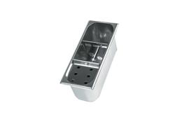 Portioner Sink for Vpcarenato 92x251mm - Stainless Steel - CNS - 1 bottom opening