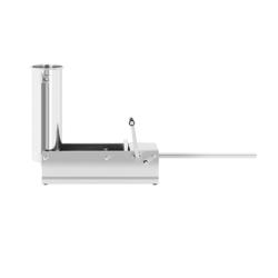 Insaccatrice per salsicce manuale orizzontale - 3L - acciaio inox - con 4 imbuti insaccatori