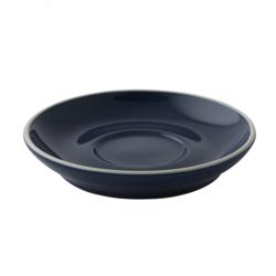 (6 pieces) Cappuccino Saucer Set – Ø 140 mm - Blue - Porcelain