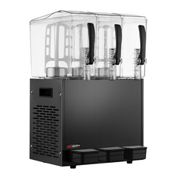 Dispensador de zumo - 3x 10 litros - negro