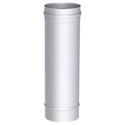 Tubo liso em aço inoxidável 0,5m / Ø450mm