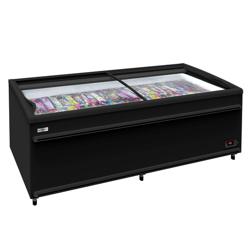 Vägghängd kyl/fryshylla - 2500 mm - med LED-belysning - inklusive frysö