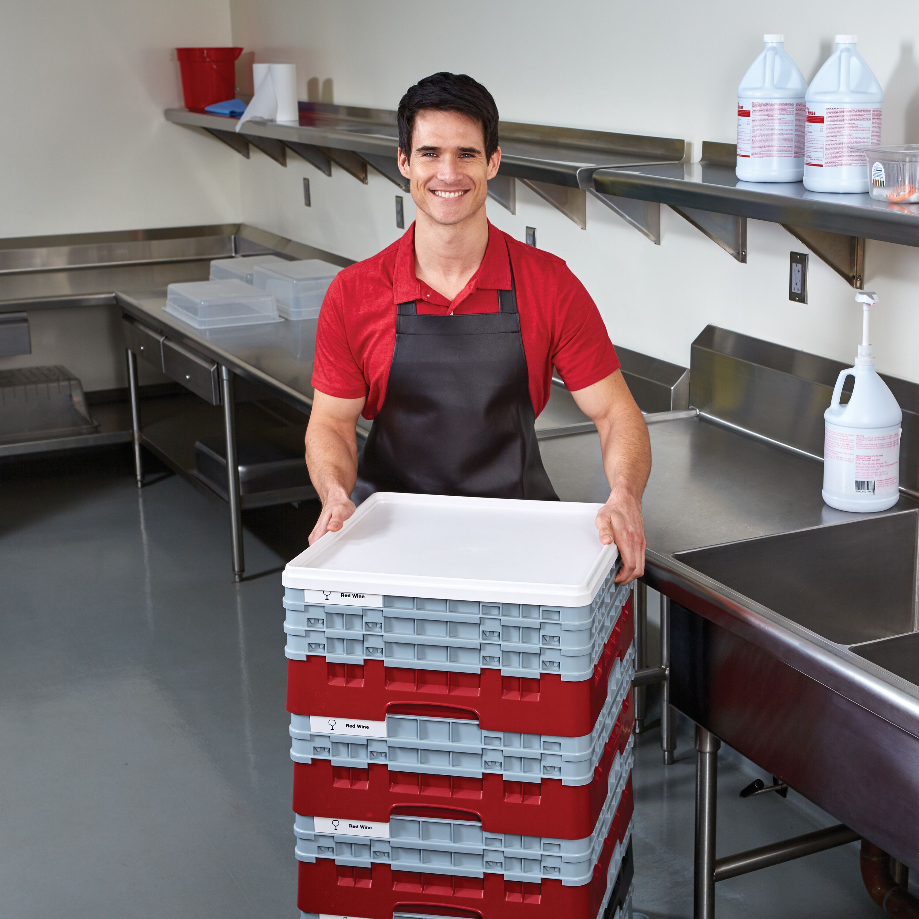 CAMBRO | CAMRACK® - Couvercle de panier - 500x500mm - Gris  