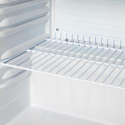 GASTRO-COOL | Armadio frigorifero in acciaio inox - con 1 porta - termostato; automatico sbrinamento; ruote con freno; Griglia Portante - Nero