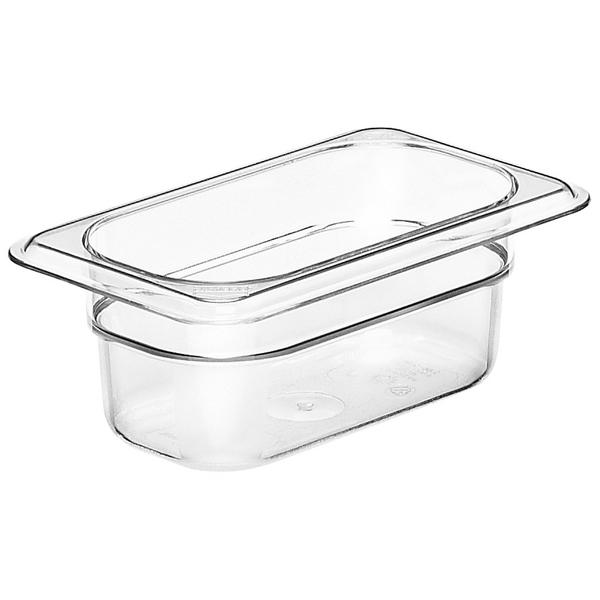 (6 pièces) CAMBRO | Camview® - Bac GN 1/9 en copolymère - Transparent - Hauteur : 65 mm - Sans BPA  