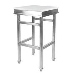 Bloc de hachage en inox | Plastique - 500x500mm