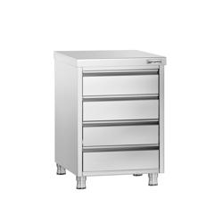 Armário com gavetas PREMIUM - 0,5 m - com 4 gavetas