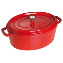 STAUB | LA COCOTTE - Cocotte - ovale - 330mm - Fonte - Rouge cerise	