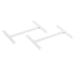 Supporto per buffet - Acciaio inox - Bianco - 210x210mm - Altezza: 170mm - compatibile con Piastre & Piatti ≥210mm