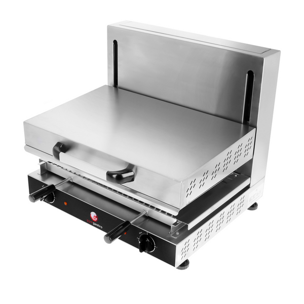 Elektrische Pita oven / Salamander SPEZIAL - 3 kW - 220 Volt - In hoogte verstelbare verwarmingselementen