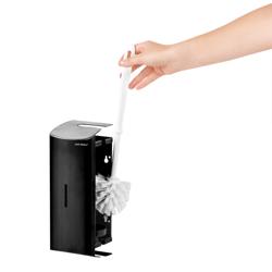 AIR-WOLF | WC-Bürstenhalter mit geschlossener Front - Edelstahl Mattschwarz