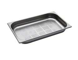 Container GN din oțel inoxidabil 1/1 - perforat - înălțime: 65mm