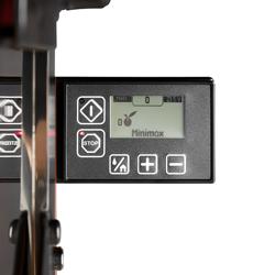 Prensa elétrica laranja - prata - com torneira, modo de limpeza e base