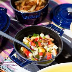 STAUB | Cocotte Round Enamelled Cast Iron Casserole Dish – Ø 280 mm – Dark Blue