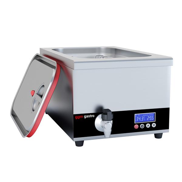Bain-marie sous vide Professionnel - 24L - GN 1/1 - 700W - avec robinet de vidange et couvercle