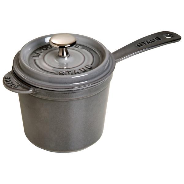 STAUB | SPECIALITIES - Casserole avec poignée - Ø 140 mm - Fonte - Gris Graphite
