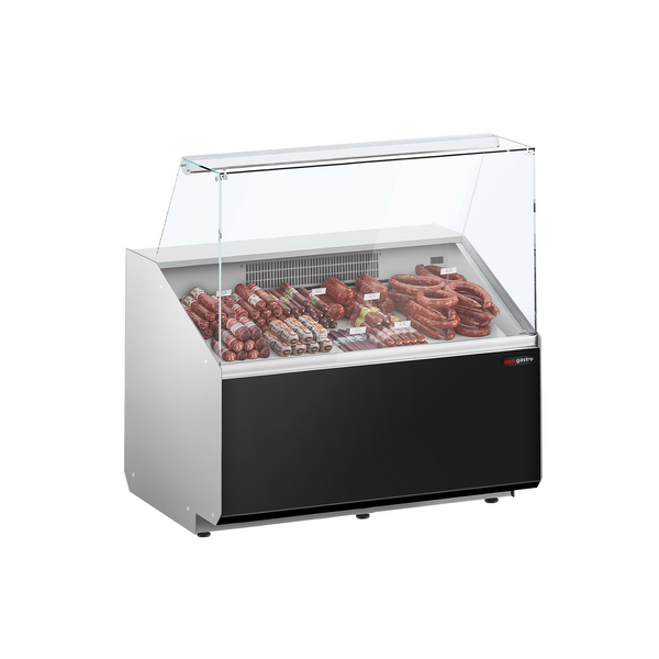 Koelvitrine - 1000mm - Zwart voorpaneel