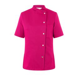 KARLOWSKY | Ladies Chef Jacket Greta – Pink - Size 36 - Short Sleeve - Press-Stud Fastening