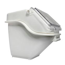 Contenitore per ingredienti - con coperchio - 290x593x432mm - 20L - Polipropilene - Bianco - Impilabile