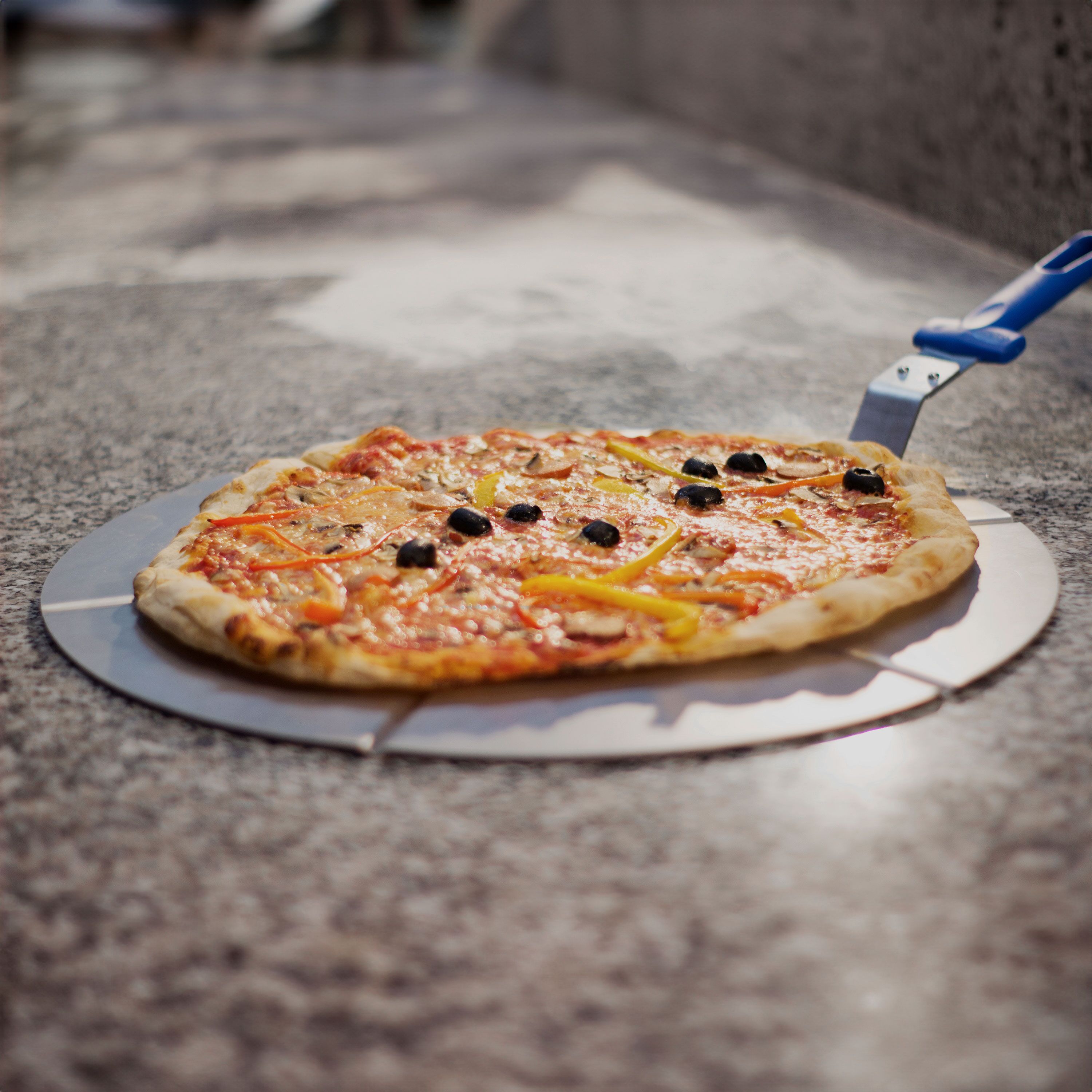 Plateau à pizza avec rainures - Ø500mm - Hauteur : 111mm