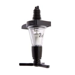 Bar Professional | Tappo dosatore - 2cl - Plastica - Nero - Antigoccia