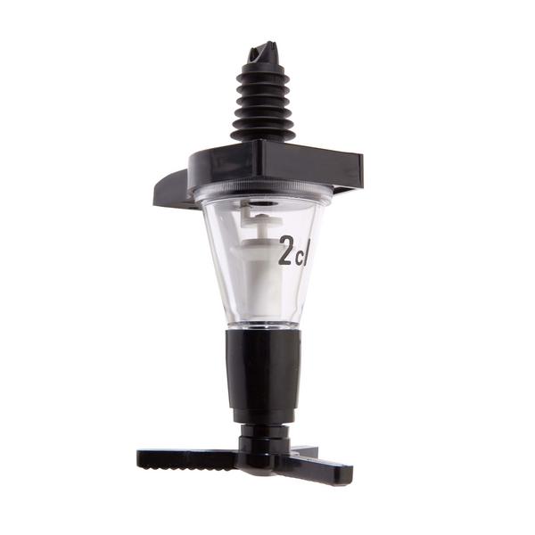 Bar Professional | Measured Spirit Pourer 20ml - 20ml - Plastic - Black - CE‑stamped