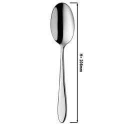 (12 pz) Cucchiaio Tavola Linea Leandro - Lucido - 208mm