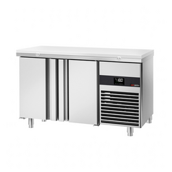Vrieswerkbank PREMIUM - 1400x700mm - met 2 deuren - incl. snijplank wit