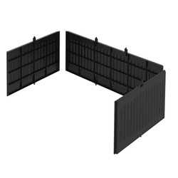 Seitenteile für Servierwagen - 6-teiliges Set