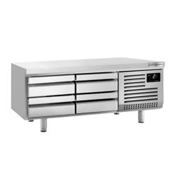 Gekoelde onderkast PREMIUM PLUS - -2/+8°C - 1600mm - 170 liter - 4 laden - 4x GN 1/1