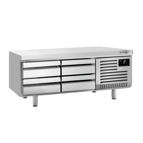Estrutura de refrigeração (GN) com 4 gavetas 1/1