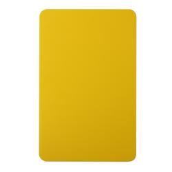 Tocător HACCP - 325x530 mm - grosime: 20 mm - polietilenă HDPE 500 - galben - anti‑alunecare