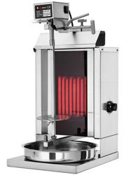 Elektro Gyros-/ Dönergrill - 1 Brenner - max. 5 kg - inkl. 2 Flügeltüren