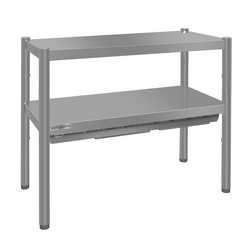 Lämpösilta  ECO - 800x370mm - 2 hyllyllä - Korkeus: 725mm