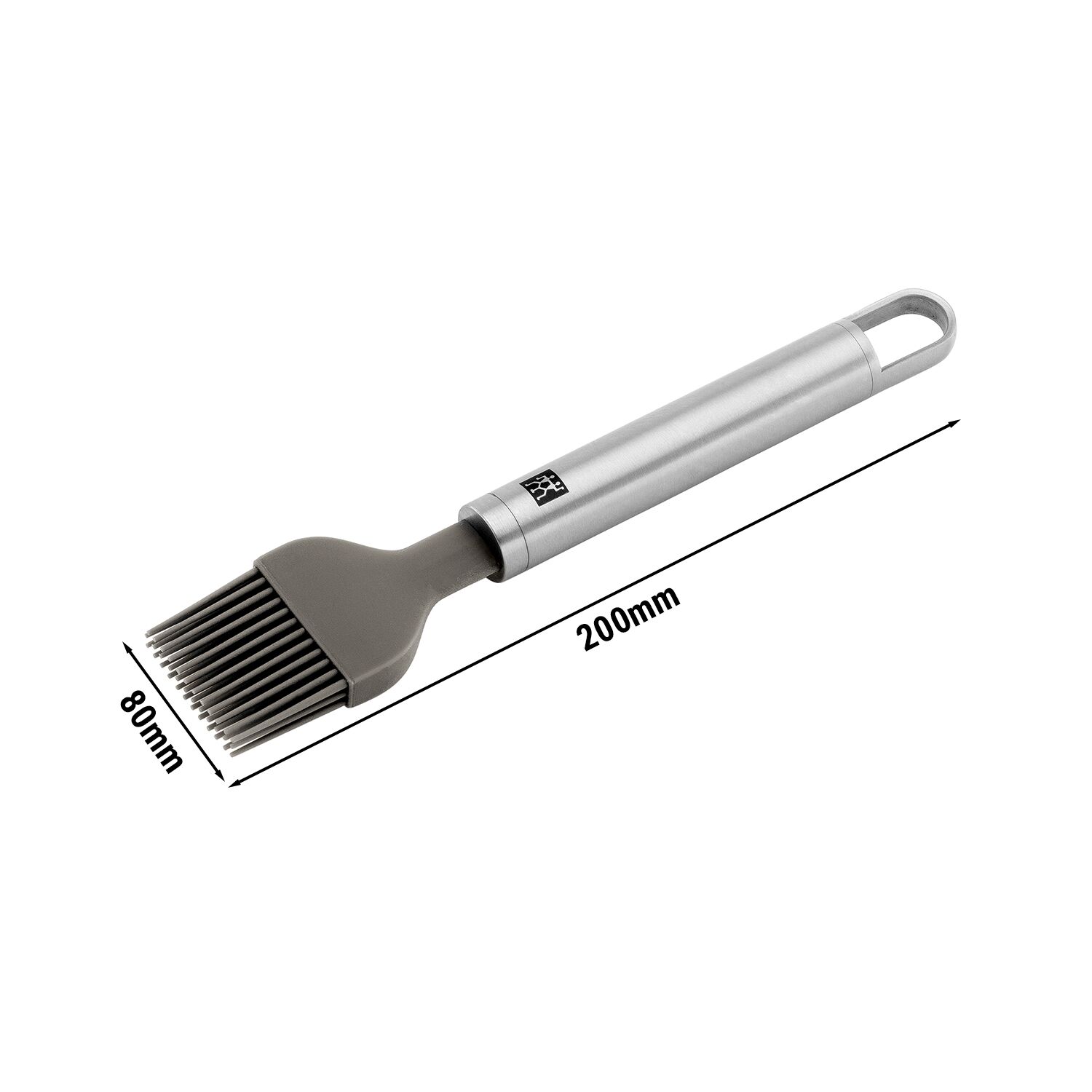 ZWILLING | PRO – Pinceau de cuisine – 200 mm – Silicone/Inox