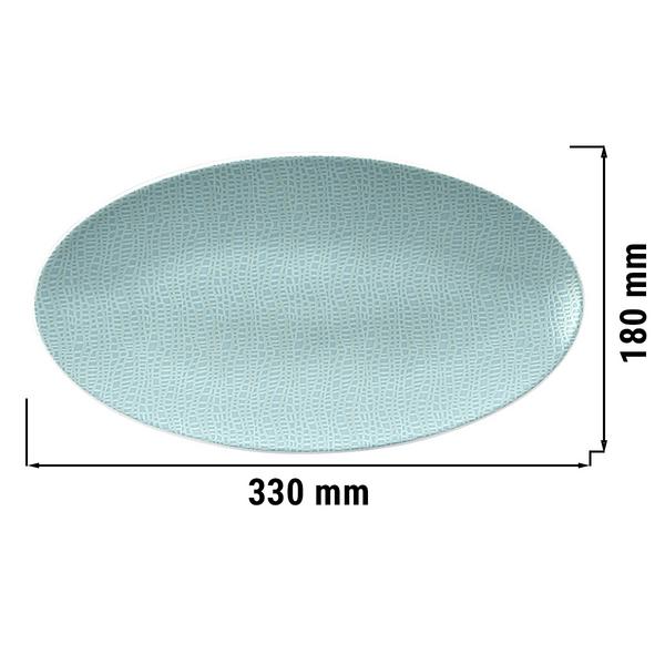 (2 stuks) SELTMANN WEIDEN | Coup bord - 330x180mm - Turquoise