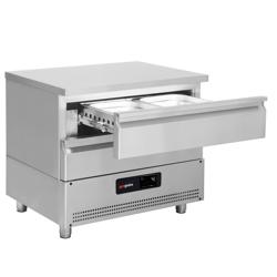 Onderbouw koel-/vrieswerkbank - 930mm - 2 lades