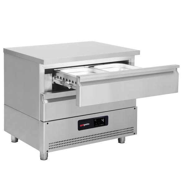 Dulap congelator cu sertare, cu 2 sertare - 0,93 m - pentru GN 2/1