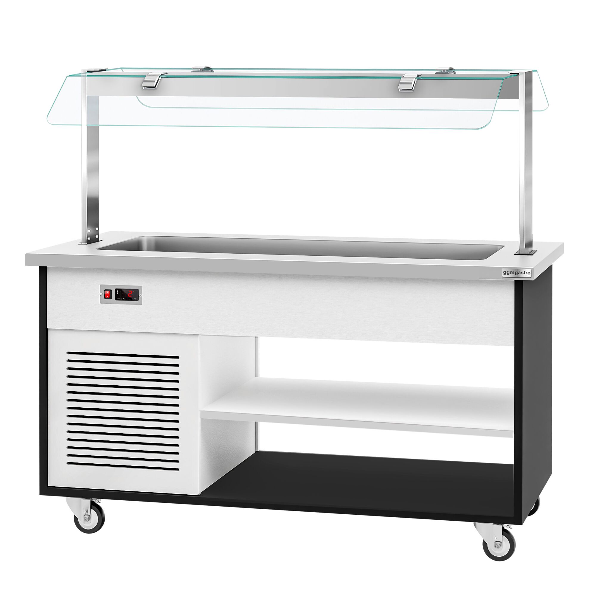 Buffet réfrigéré DANZIG - 1600mm - 4 bacs GN 1/1