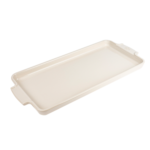 (3 bucăți) PEUGEOT | APPOLIA - Farfurie de servire din ceramica - Ecru - 400mm