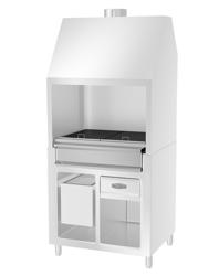 Grelhador a carvão 0,8 m