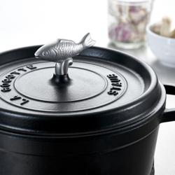 STAUB | Knopp - Fisk - Rostfritt stål