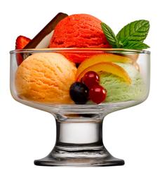 (24 pcs) Iceville Coupe à glace en verre - 26cl
