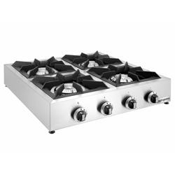 Cocina a gas - 20kW - 4 fuegos