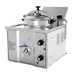 Friteuse à pression électrique professionnelle - 15L - 3kW - Manuel