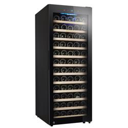 Refrigerador de vino - 200 litros - negro / con 1 zona climática