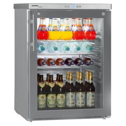 LIEBHERR | Frigorifero sottobanco in acciaio inox PREMIUM - 148 litri - con 1 porta in vetro