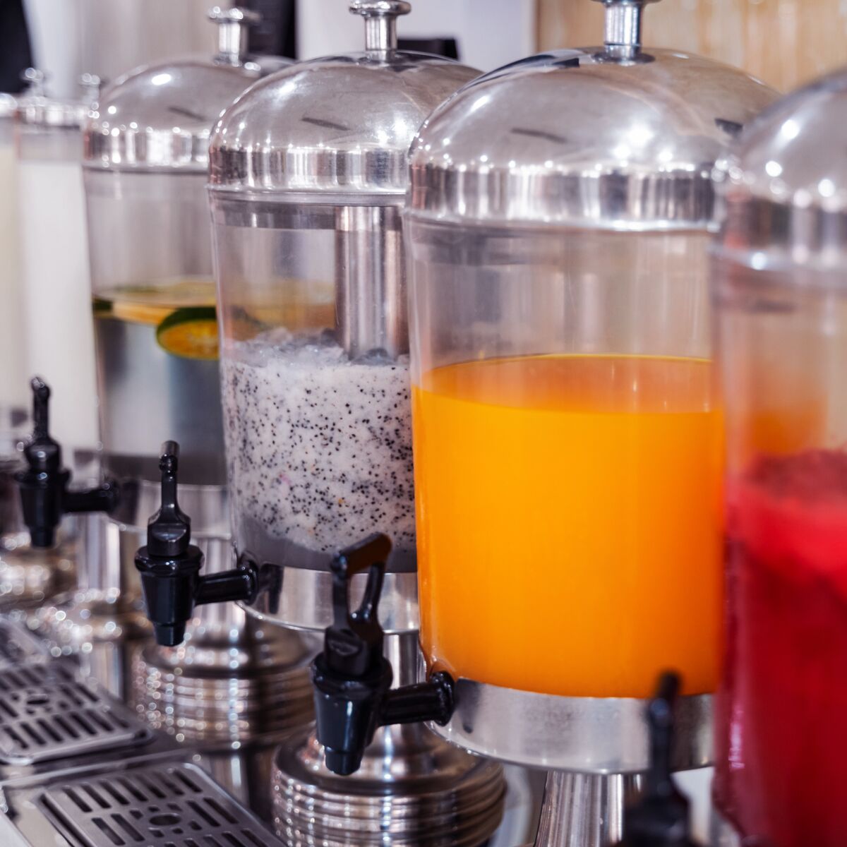 Distributeur de jus - 2 x 8 litres - inox