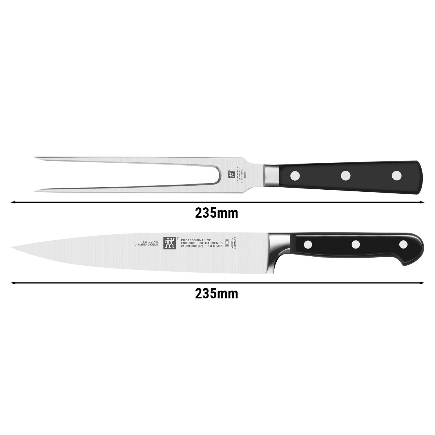 ZWILLING | PROFESSIONAL S - Ensemble de couteaux - 2 pièces	